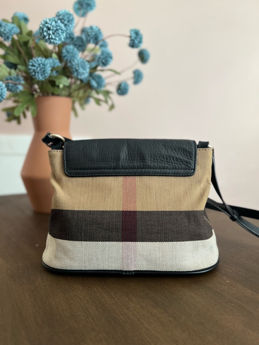 Burberry Mega Check Canvas and Grained Calfskin Gowan Crossbody - Picture 4 of 15